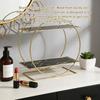Iron Bathroom Counter Organizer 2 Tier Makeup Organizer  Cosmetics Toiletries