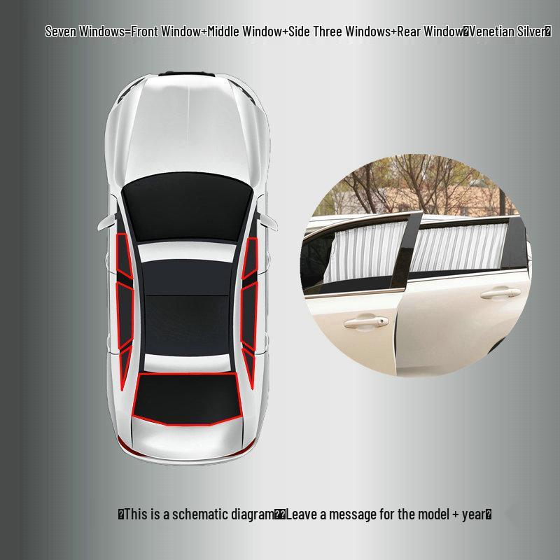 Volkswagen Tiguan L Interior Sunshade Curtain for Heat Insulation and Privacy