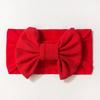 New thin baby headband, cute solid color bow children's headscarf, summer baby hair accessories