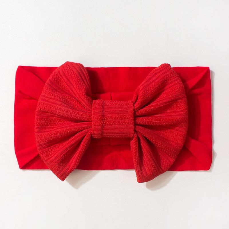 New Thin Baby Headband, Cute Solid Color Bow Children's Headscarf, Summer Baby Hair Accessories