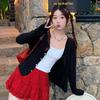 Women's Lightweight Sun Protection Cardigan & Camisole Set - Thin Knit Summer Cover-up Top