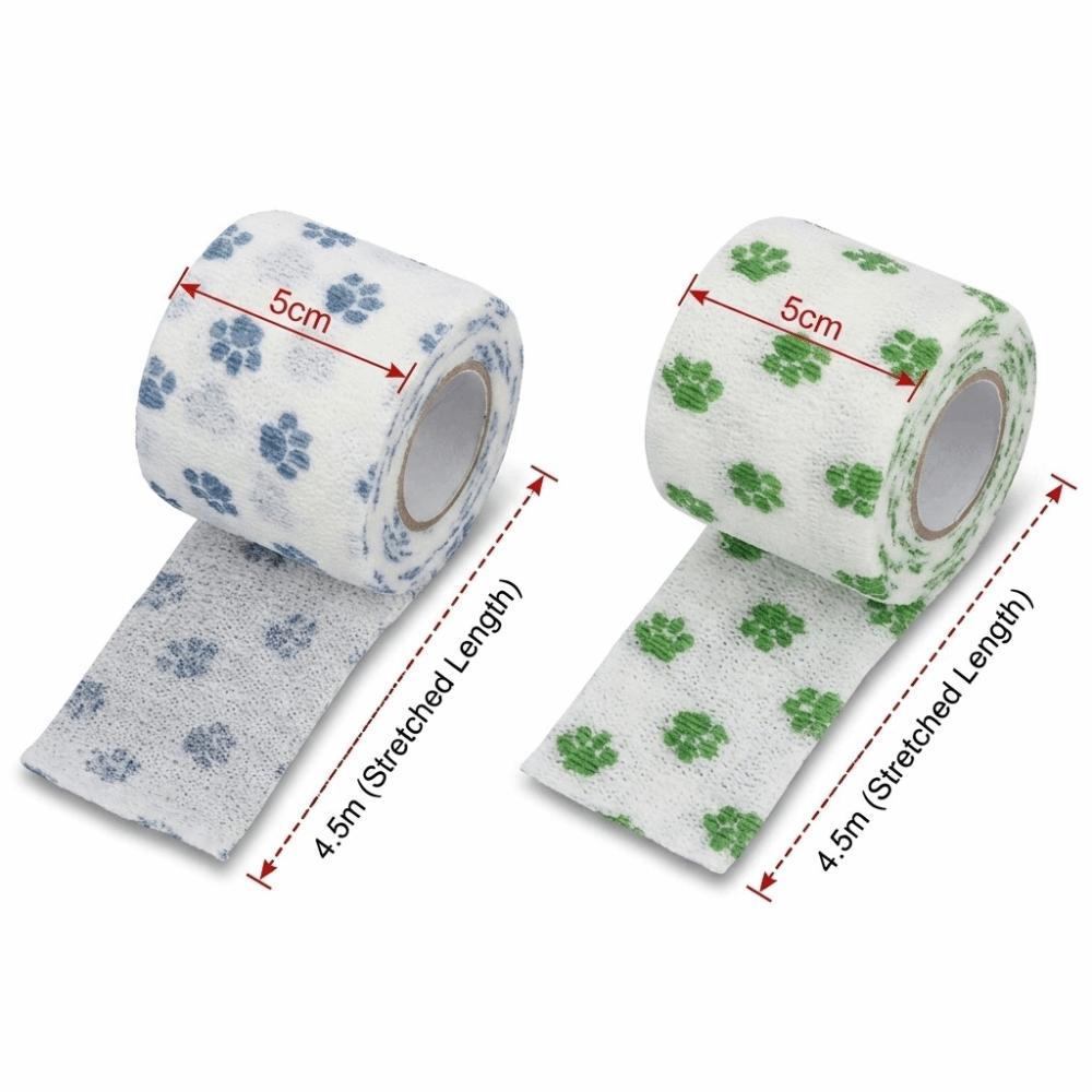 Stretchable Pet Self-adhesive Bandage Elastic Fiber Elastic Cohesive Tape Dog Leg Protection