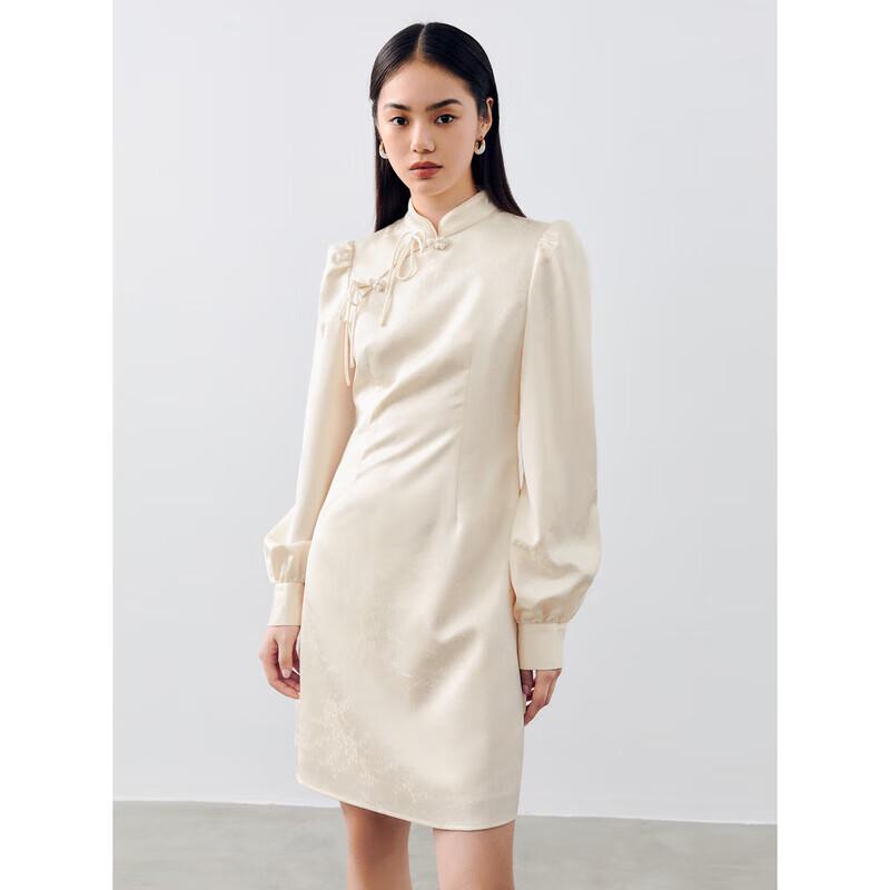 

Peacebird New Chinese Style Qipao Dress S