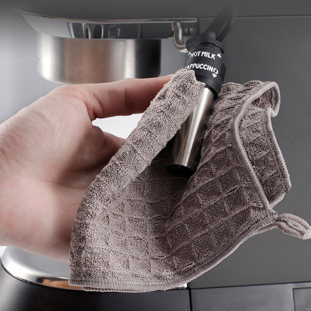 Super Absorbent Towel Baristas Towel Rag Coffee Machine Cleaning Cloth Tableware Household Cleaning Towel Kichen Tool