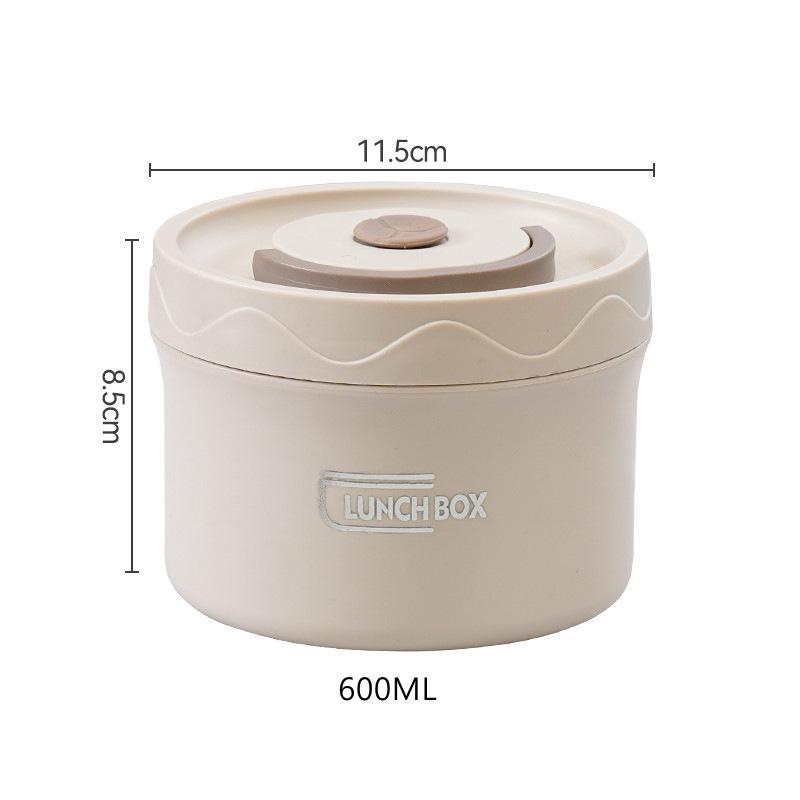 304 Stainless Steel Double-Layer Insulated Lunch Box with Portable Bag and Container