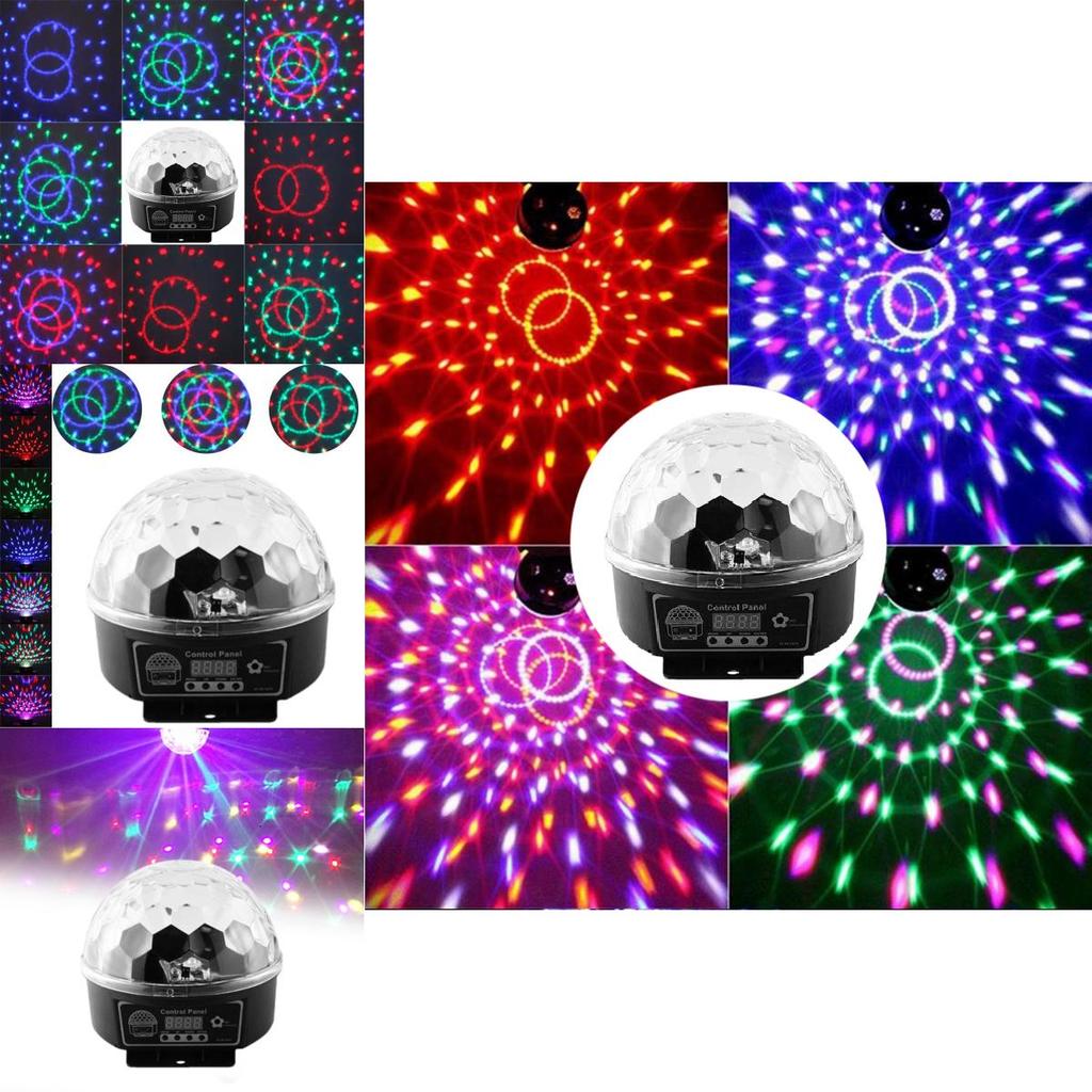 Led Crystal Magic Ball With Remote Control For Ktv Bar Stage And Party Lighting