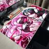 Comic Couple Cute Anime A-alien Stage Pattern Mouse Pads Anti-slip Locking Edge Thickened Desktop Mats Large Comfort Gaming Rugs