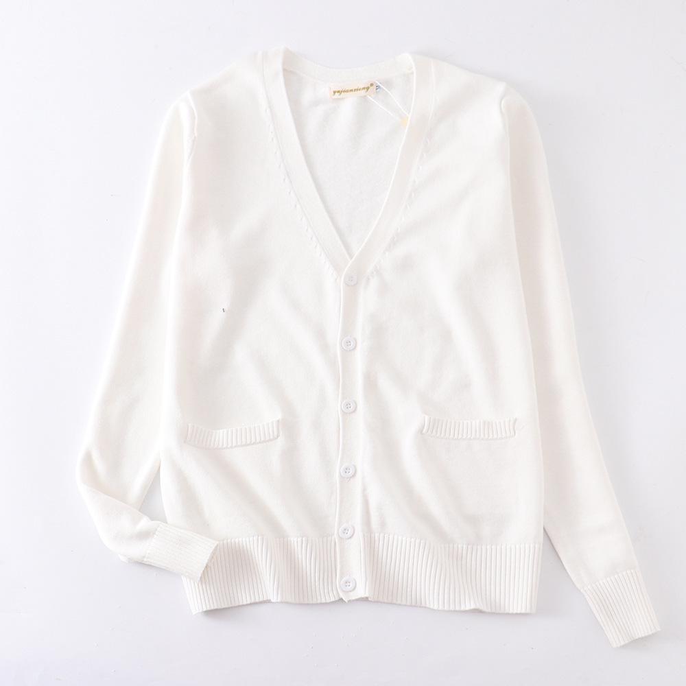 Japanese JK Style Soft Knit Cardigan Sweater for Students