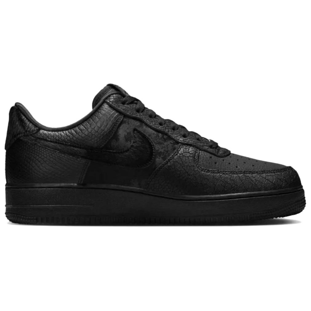 Nike Air Force 1 Abrasion Resistant Low Top Skateboard Shoes Unisex Black Sneakers HQ1977-001