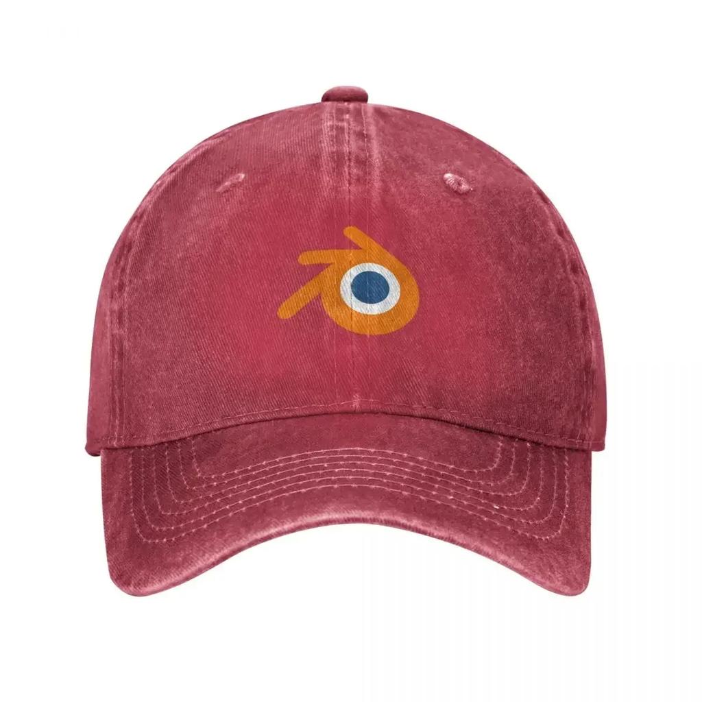 Blender 3D Logo Blender Baseball Cap Golf Cap Anime Hat New In Hat Elegant WoWoUnisexs Hats WoUnisexs