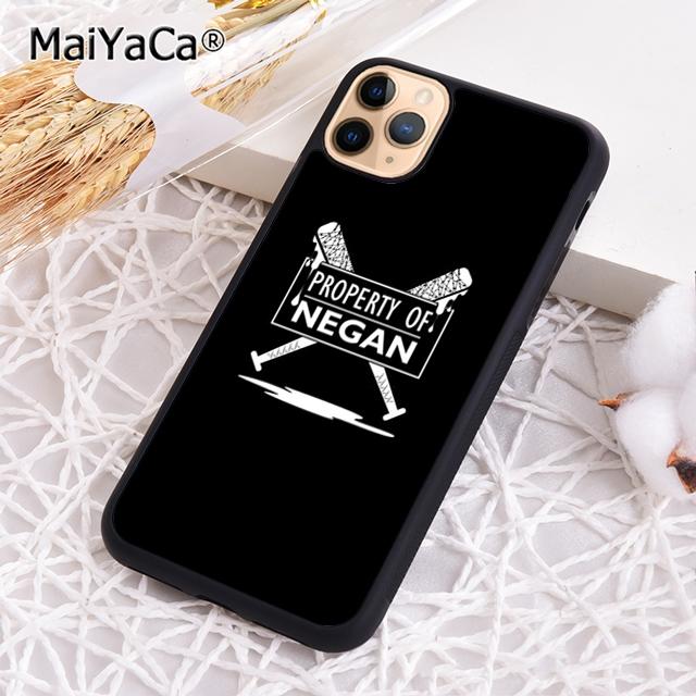 Negan Walking Dead Poster Phone Case For iPhone 17 Air 16 pro max 15 14 plus 12 13 Shell Cover coque