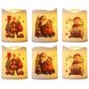 Christmas LED Candle Sets Battery Powered Christmas Snowman Candles Creative Ing Led Tea Light Christmas Decor Candle Light