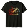 Cycologist T-Shirt Retro Cycling Biking Birthday Gift For Him And Her