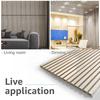 Art3d 2 Pieces Wooden Wall Sound Absorbing Material Wood Panel Wooden Soundproof Panel DIY Sound Insulation Decorative Wood Board 120x60 Model Number