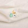 Sisters Day Deal Aqua Chalcedony Stone 925 Silver Birthday Statement Trendy Ring RR-58-19