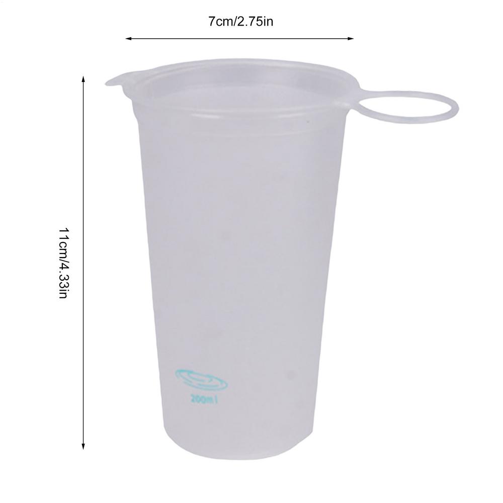 

200ml Folding Water Cup TPU Soft Sports Cups Foldable Marathon Running Water Cup Reusable Drinking Bottle for Hiking