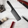 6Pcs Professional Barber Comb Curved Hair Styling Tool Black White Ergonomic Handle Flat Top Fade Haircut Comb for Men