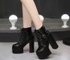 Autumn New 14 Cm High Heel Boots Sexy Nightclub Short Boots for Women Casual Knight Boots