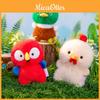 Keychain With Soft Pp Cotton For Stress Relief And Cute Animal Decor