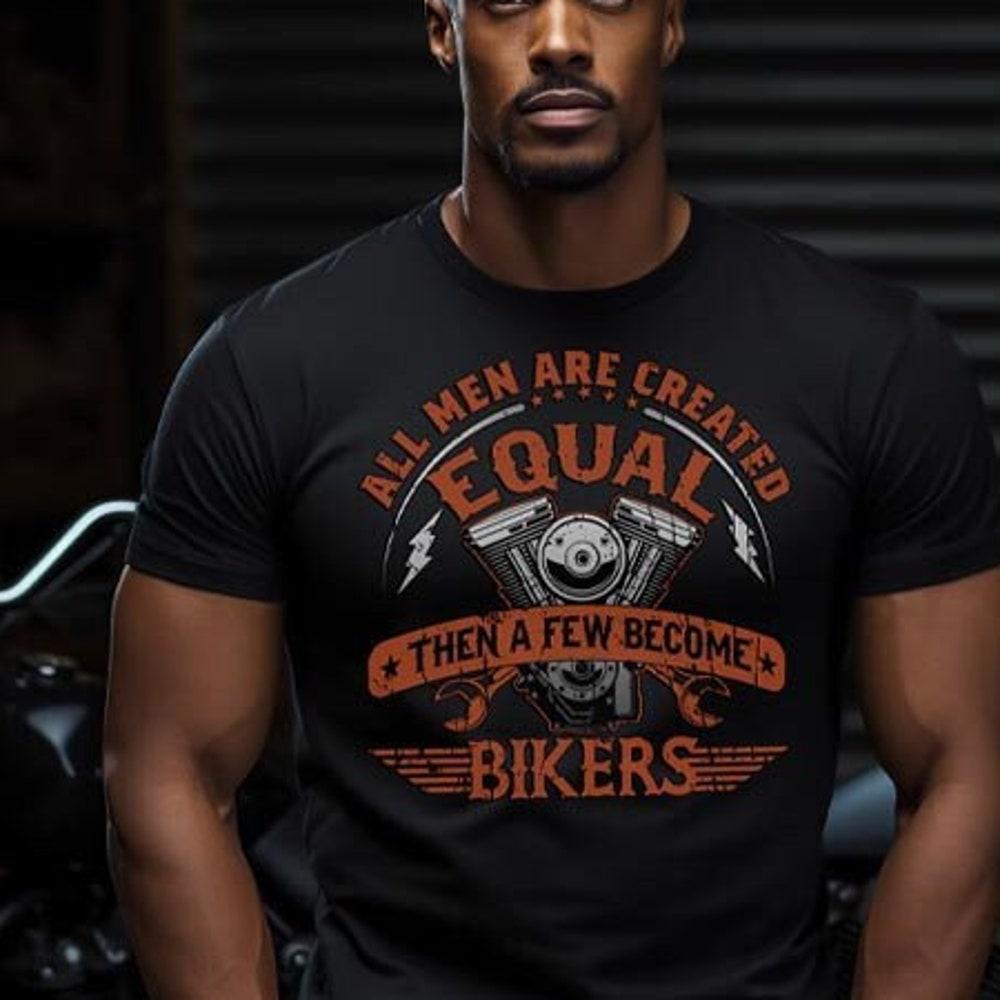 Elite Biker Equality Tee - The Brotherhood Statement Shirt | Harley Biker Shirt - Funny Motorcycle Shirt - T-shirt XL