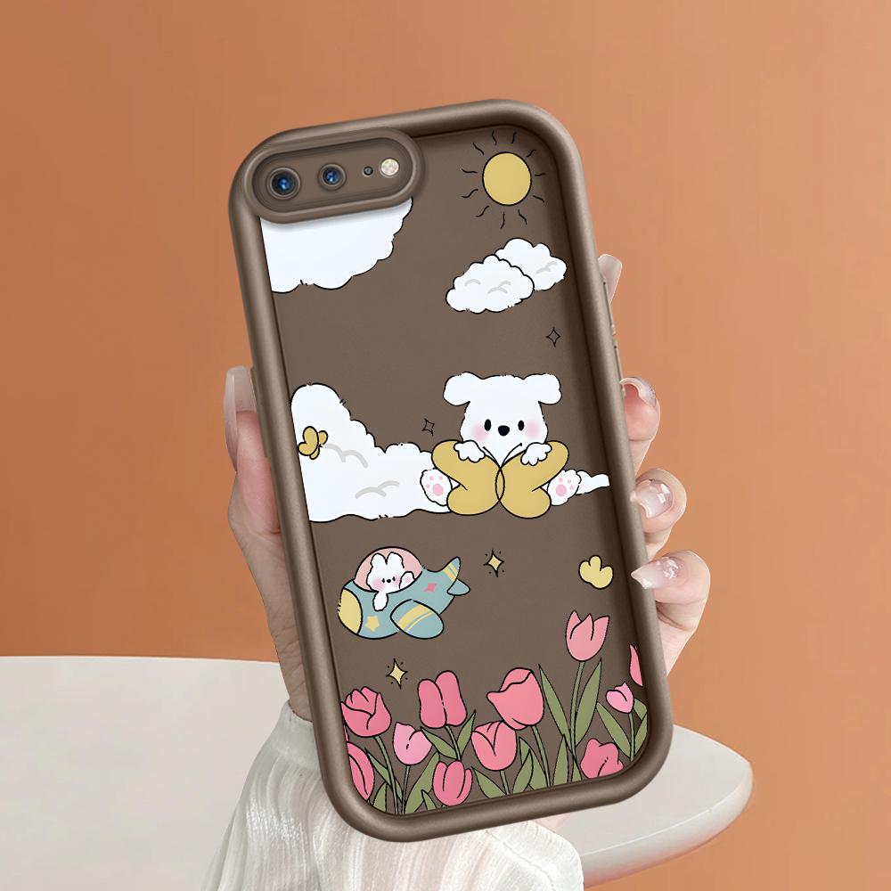 Lovely Cartoon Pattern Phone Case for iPhone Samsung Galaxy Xiaomi Redmi POCO HUAWEI Honor Shockproof Rubber Soft Flexible Cover Casing