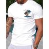 Hawaiian Street Fashion Men's T-shirt New Summer Beach Vacation Men's Casual T-shirt Outdoor Beach Men's Short-sleeved Top