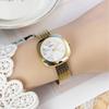 Fashion Women Watch Square Shaped Quartz Wristwatch Simple Roman Numerals Numbers Dial Women Gold Sliver Clock Relogio Feminino