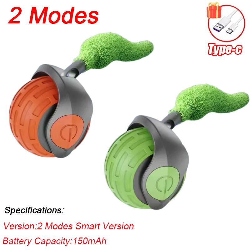 New Interactive Cat Toys Ball Smart Electric Rolling Ball Toys for Cat Kitty Pet Automatic Training USB Rechargeable Cat Toy