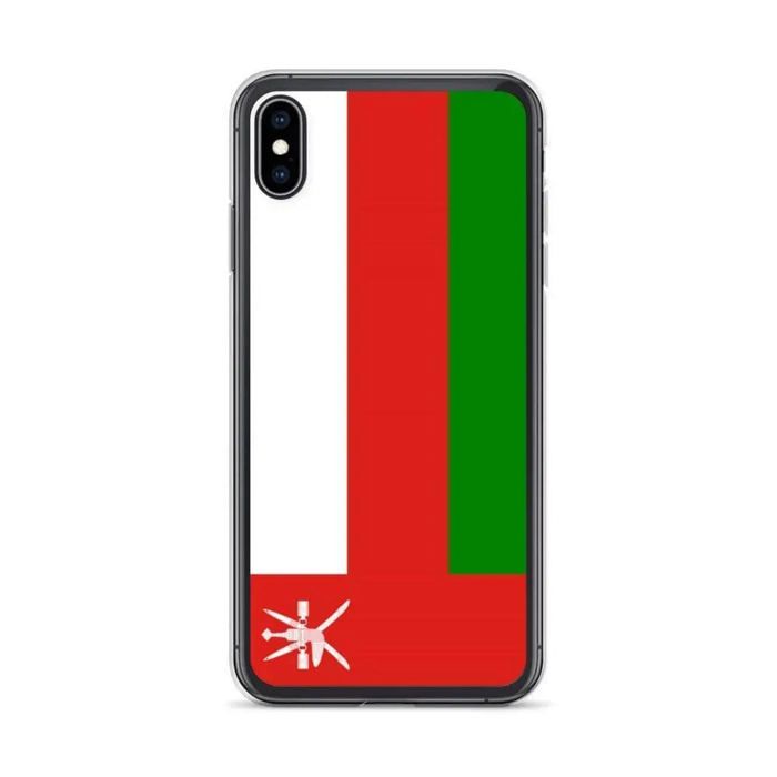 Coque iPhone - Oman - XS Max - Souple - Multicolore - Design Drapeau