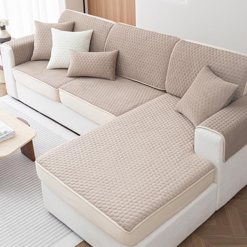 

Плюшевий чохол на диван, Новий чохол на диван для чотирьох сезонів, Універсальний всеохоплюючий чохол, Сучасний простий чохол на подушку для лінивого відпочинку 70*70cm