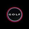 2Pcs LED for VOLKSWAGEN VW GOLF 2002-2008 2005 2007 Car Door Welcome Light Logo Courtesy Projector Ghost Shadow Lights Lamps