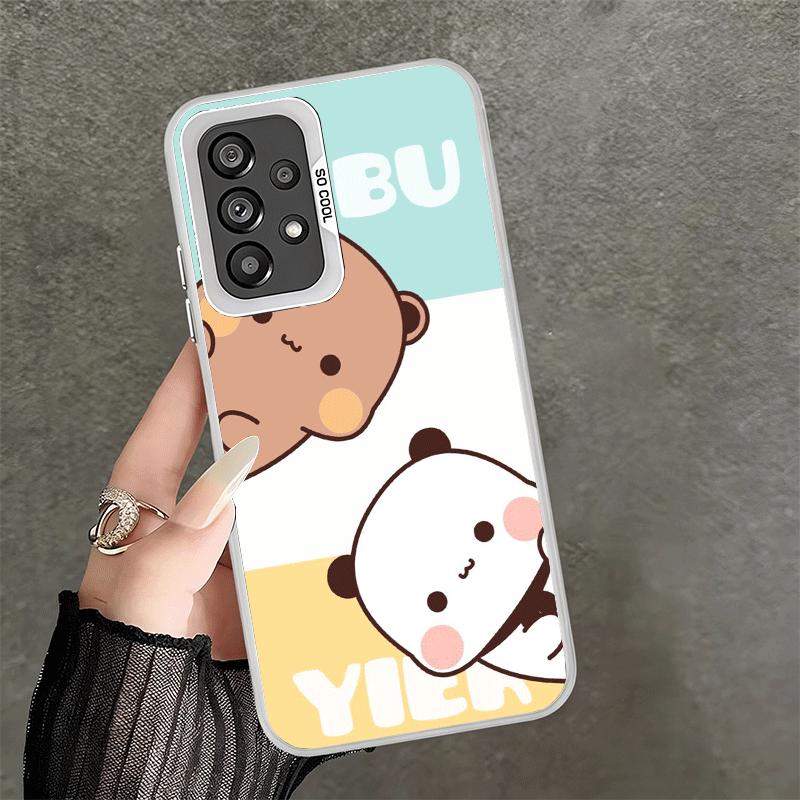 Bubu Dudu Cartoon Cute Soft Phone Case for Samsung A17 A16 A15 A14 A13 A57 A56 A55 A54 A53 A37 A36 A35 A34 A33 A26 A25 A24 A23 A