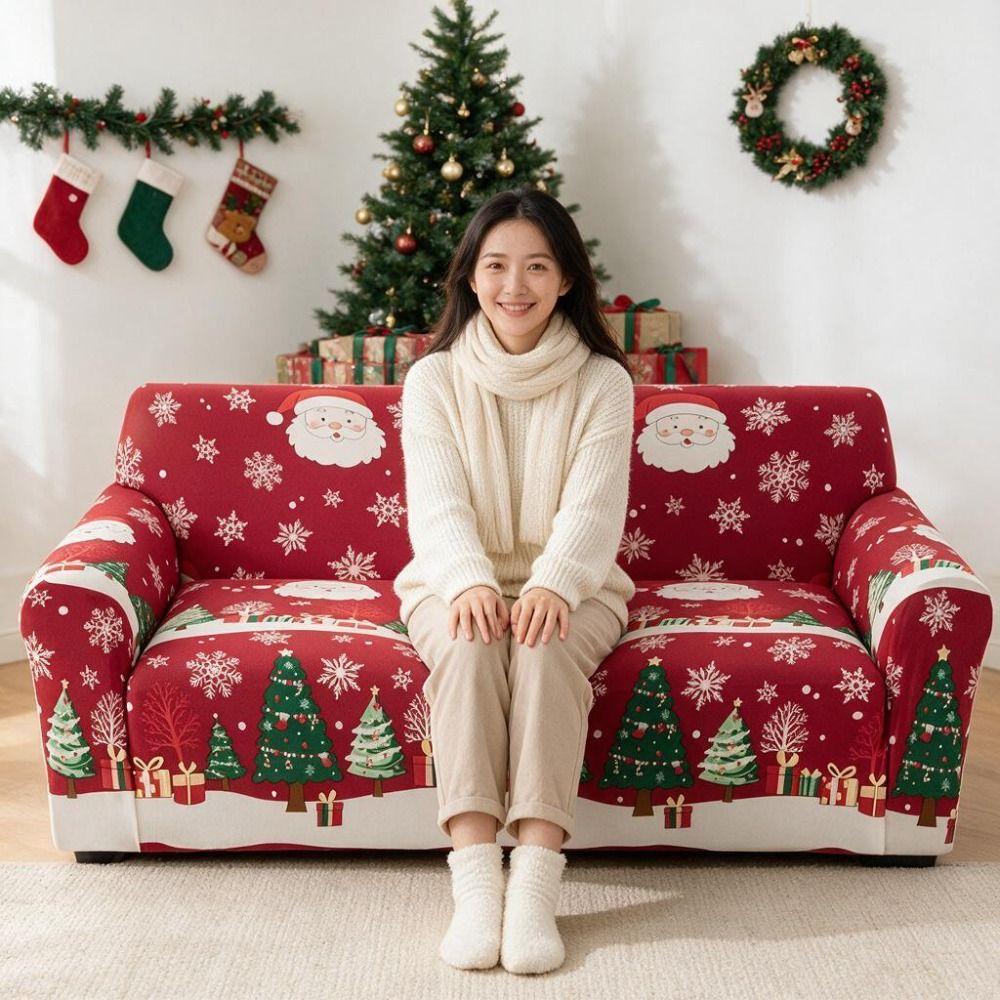 Scratch-Proof Couch Protector Elastic Furniture Protector Practical Sofa Slipcover  New Year