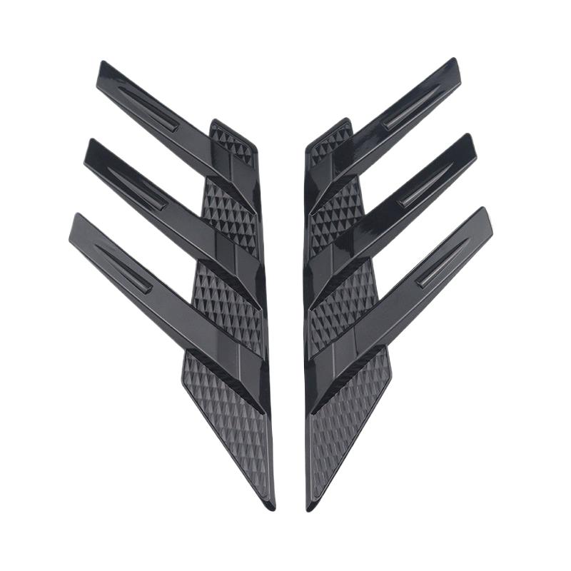 Universell Bakre Vindruta Sidspoiler Sidoventiler Dekoration Allmän Fönsterjalusi Exteriör Dekorativ Bakre Vinge Tillbehör