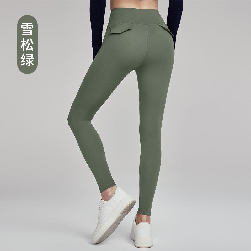 

Брюки для йоги с эффектом подтяжки бедер и формированием ягодиц, женские нюдовые облегающие тренировочные брюки для бега, с высокой талией, для фитнеса и живота S