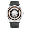 LIGE FOXBOX Fashion Man Magnetic Watch Unique Dial Business Stainless Casual Srolling Bead Waterproof Quartz Men's Watches Gifts