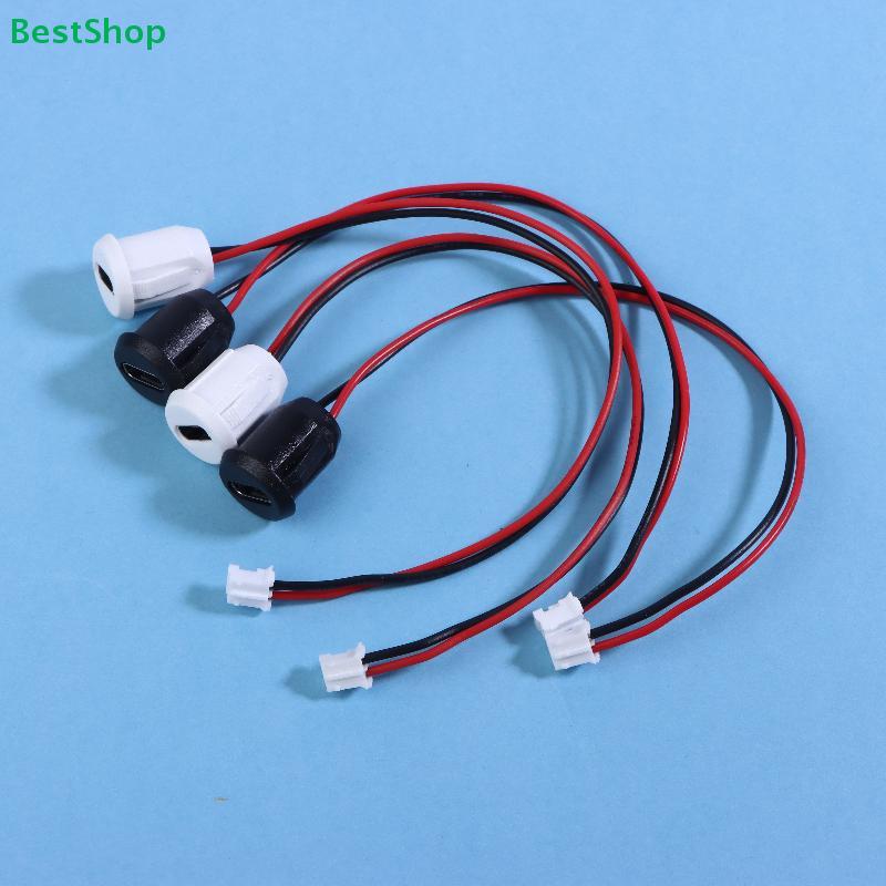 2/5/10PCS USB-C Connector Type-C Female Chassis 2 Pin Type-C Female Socket Connector Waterproof Jack Female Charging Port 3A