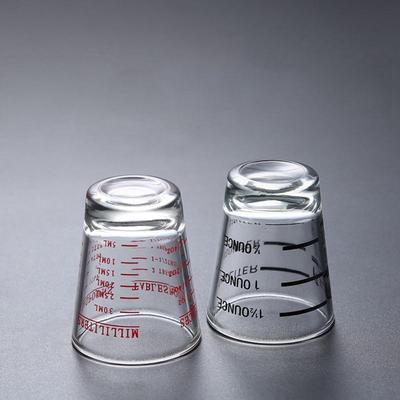 With Scale Bar Accessories Heat-resistant Jigger Measuring Cup Shot Glass Bartender Tools