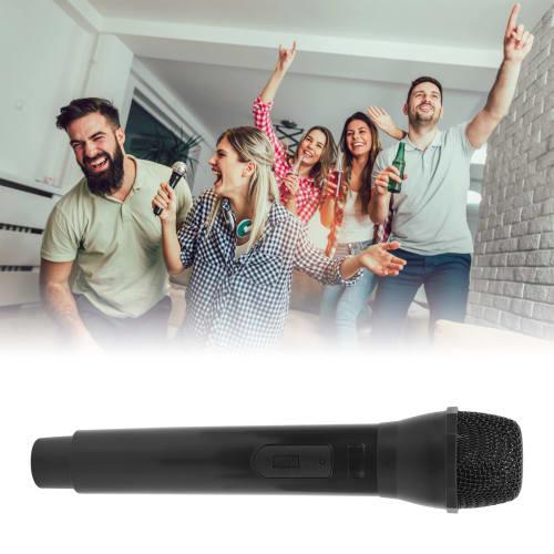 VGEBY Fake Microphone for Karaoke, Singing Prop Microphone, Lightweight and Durable, 2.5x23.5x4.9cm, Party Use (Black)
