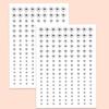 Acrylic Diamond Face & Eyebrow Stickers for Party Makeup and DIY.