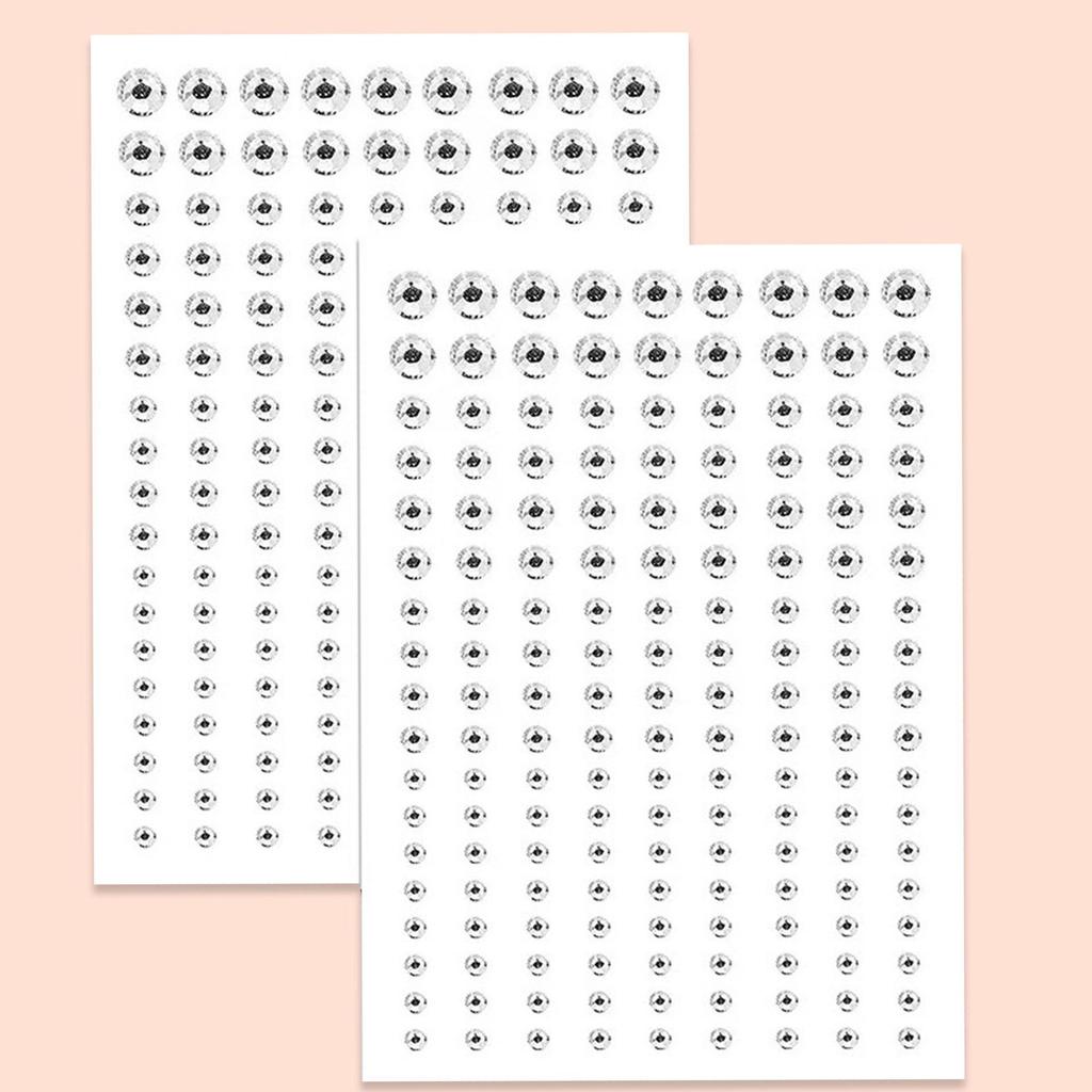 Acrylic Diamond Face & Eyebrow Stickers for Party Makeup and DIY.
