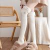 Winter Women Stockings Warm Wool Cashmere Thigh High Sock Korean Lolita Sweet Girl Cute Pompom Over Knee Long Socks