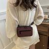 Stylish Men's Casual Crossbody Bag Fashionable Minimalist Commuter Small Square Bag