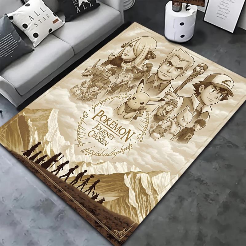 Pokmon Carpet Rug For Living Room Bedroom Home Sofa Decoration Kids Play Nonslip Floor Mat