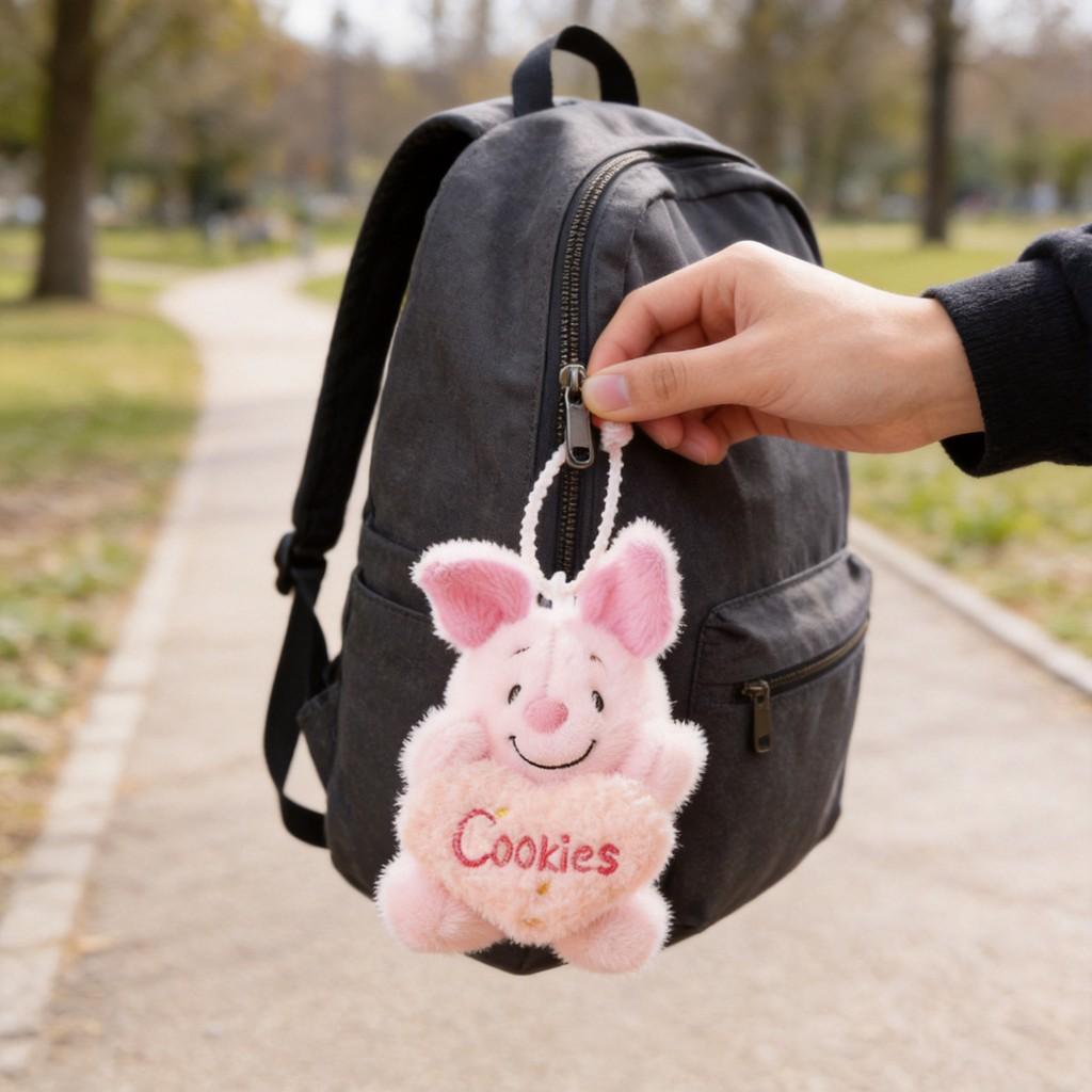 Pooh Bear Piglet Plush Bear Keychain With Soft Pp Cotton For Kids And Teens