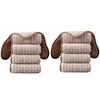 5/10/20Pcs Cleaning Rags Water Absorbent Kitchen Dishcloth Set with Hanging Ring Design Kitchen Cleaning Clothes