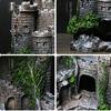 Castello per Acquario Decorazioni in Resina Decorazioni per Acquario Rifugio Castello per Pesci Nascondigli per Pesci Casa per Acqua Dolce Acqua Salata