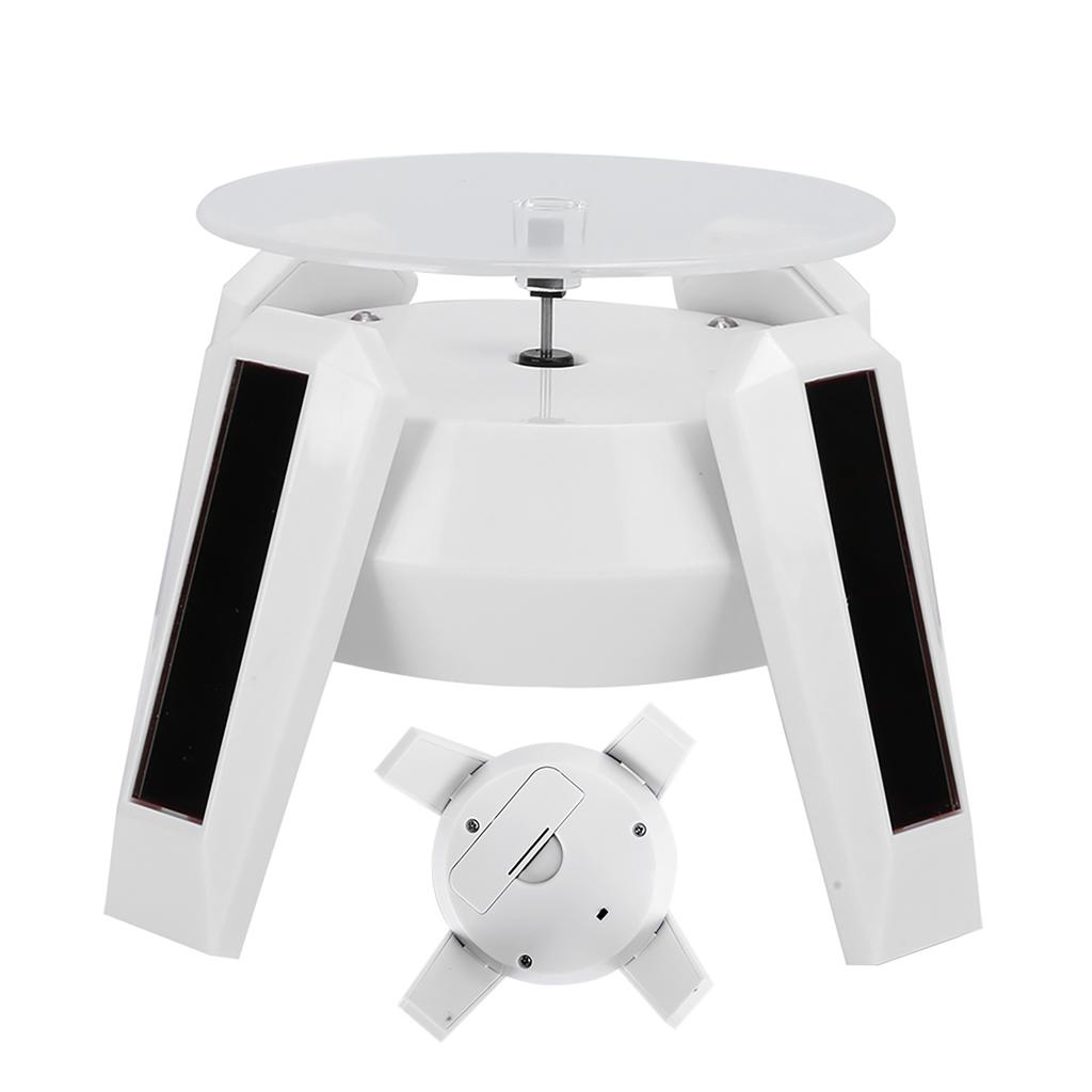 Jewelry Display Stand Solar Powered Rotating Turntable Electric Jewelry Display Tool