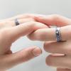 Van Gogh Starry for Sky Ring Open Lover Couple Ring Adjustable Finger Ring for A