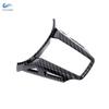 ABS Car Styling Interior Steering Wheel Lower Panel Cover Trim For BMW 5 Series G60 2024 2025 Carbon Fiber Texture